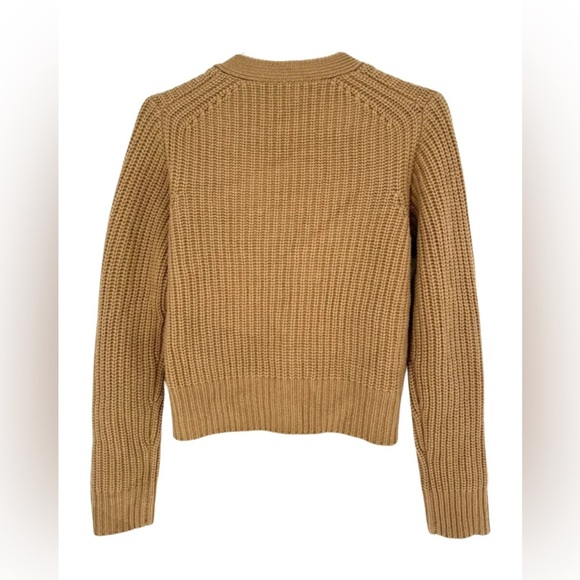 Nili Lotan Medium Alexis Cashmere V-Neck Cardigan Chunky Rib Knit Luxury Casual - Picture 4 of 13